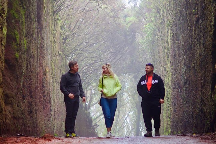 Iconic Anaga spot: known to locals as Túnel de Pico del Inglés, and to tourists as the "Happiness Tunnel."